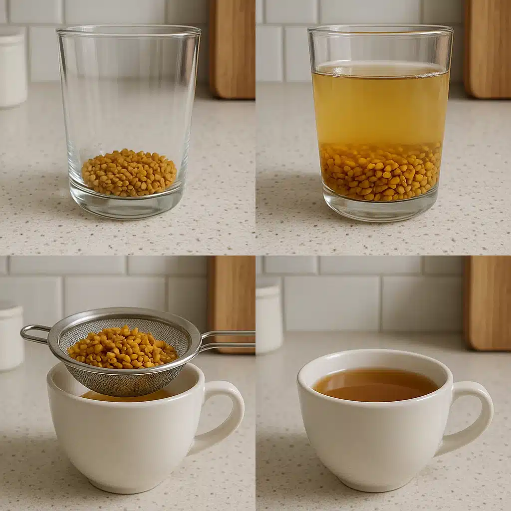 make-fenugreek-methi-water how to prepare fenugreek methi water