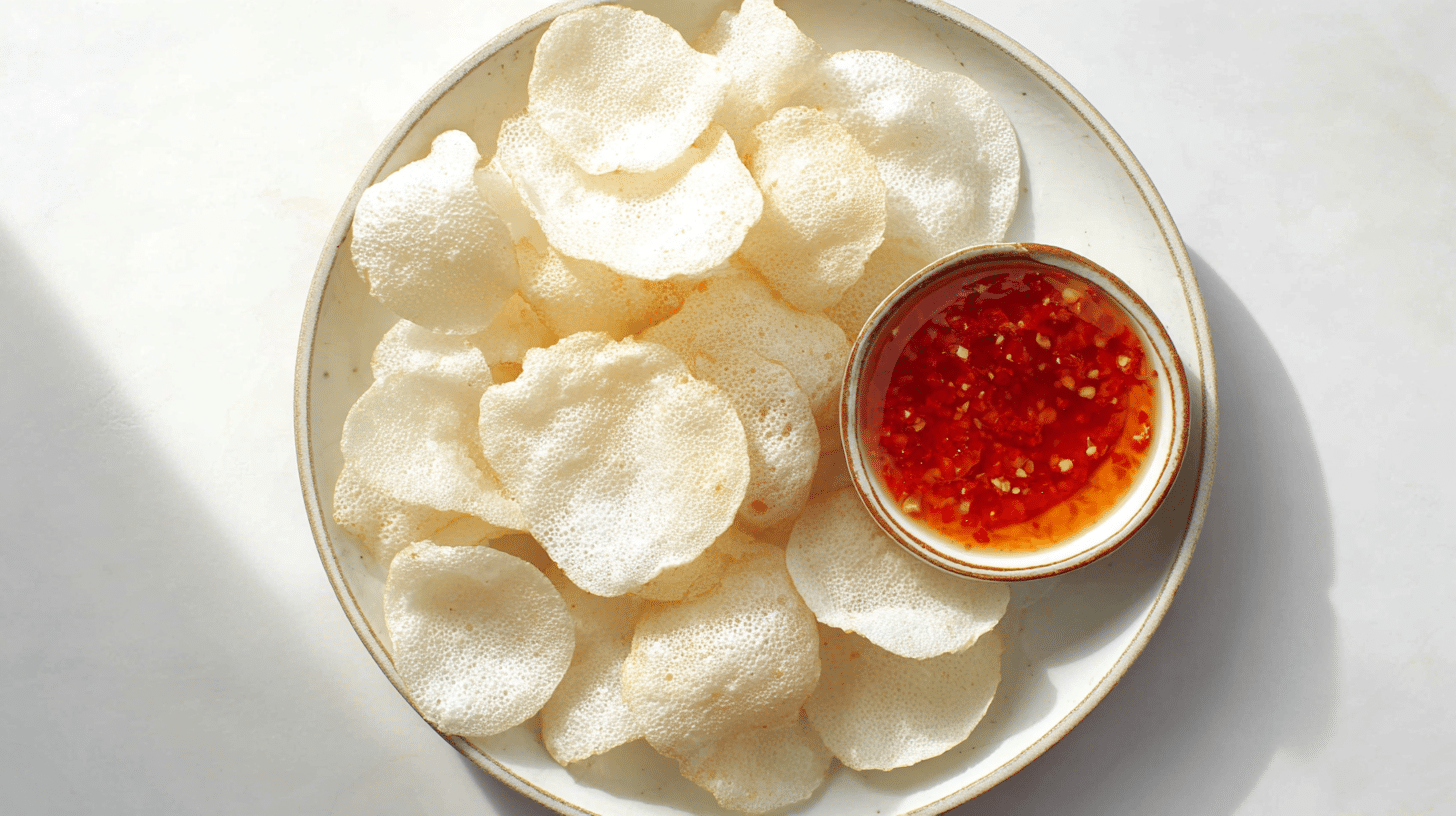 Crispy Air Fryer Prawn Crackers In 3 Minutes