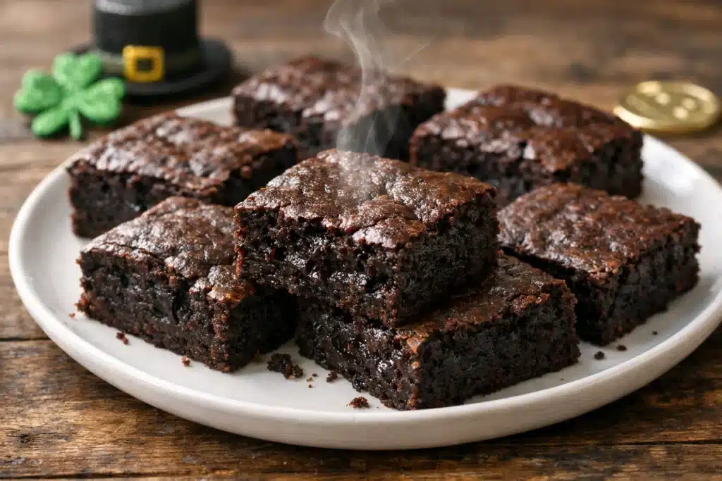 Home 3 Air fryer Guinness chocolate brownies with fudgy center