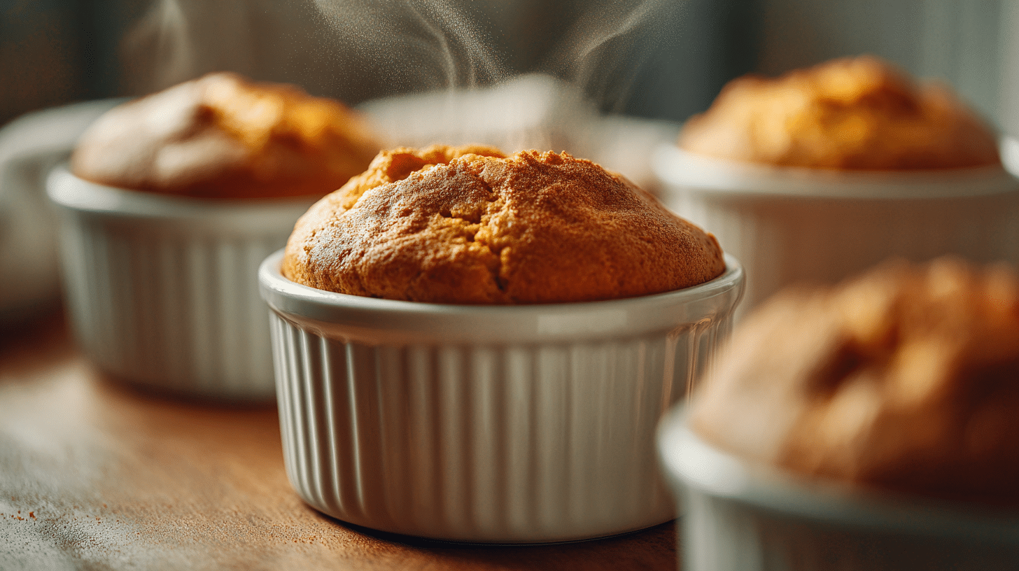 Air fryer pumpkin mug muffins with warm spices
