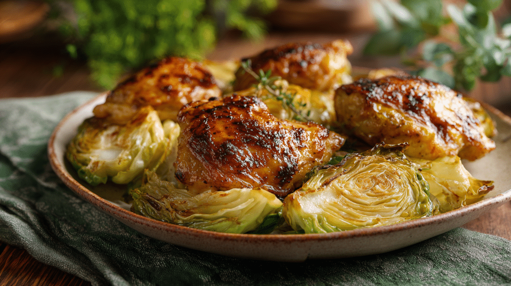 Air fryer chicken and cabbage for St. Patrick’s Day