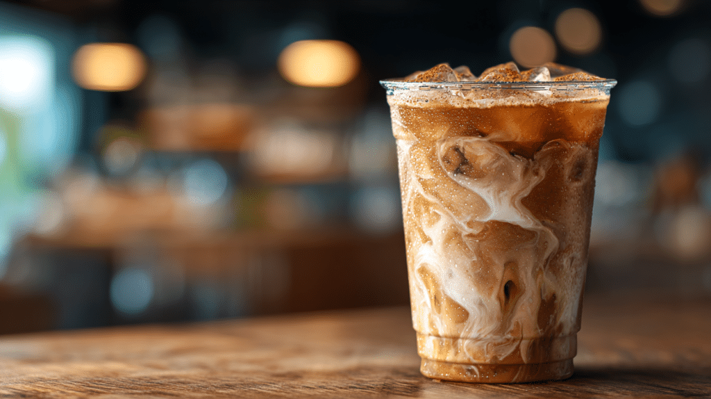 Low-calorie Starbucks weight loss drink hack iced coffee with almond milk